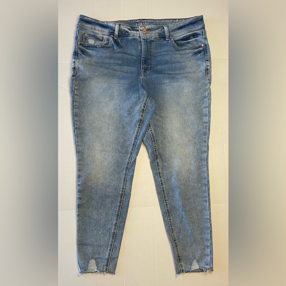 Edgely Skinny Jeans with Stonewashed Finish